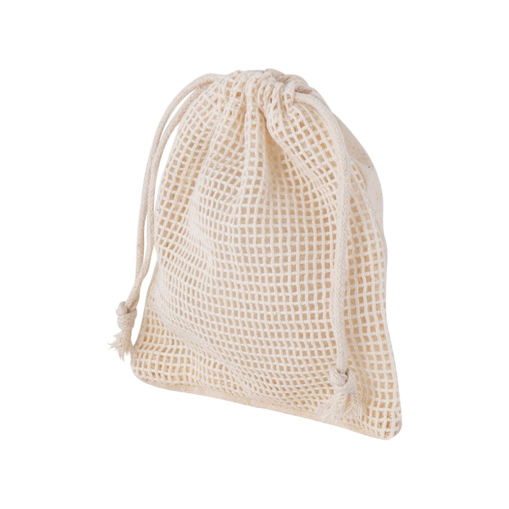 Esponja con bolsa de algodón